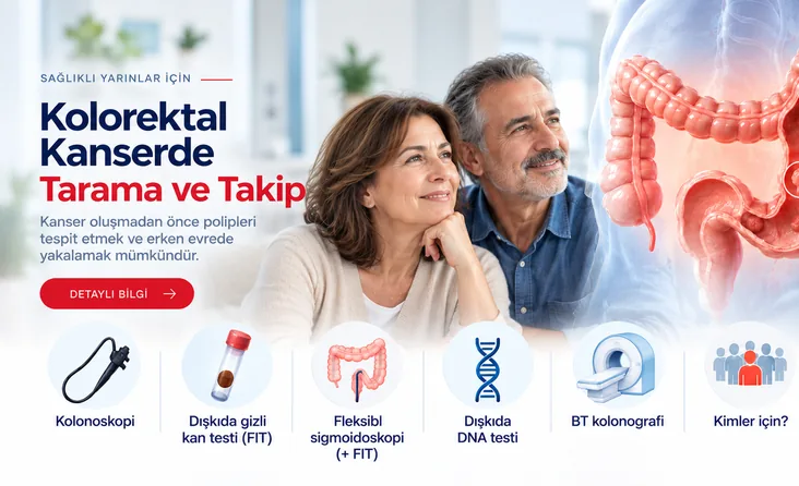 Kolorektal Kanserlerde Tarama ve Takip