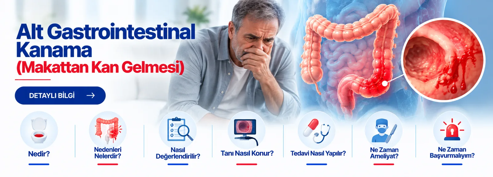 Alt Gastrointestinal Kanama (Makattan Kan Gelmesi) – hasta bilgilendirme görseli
