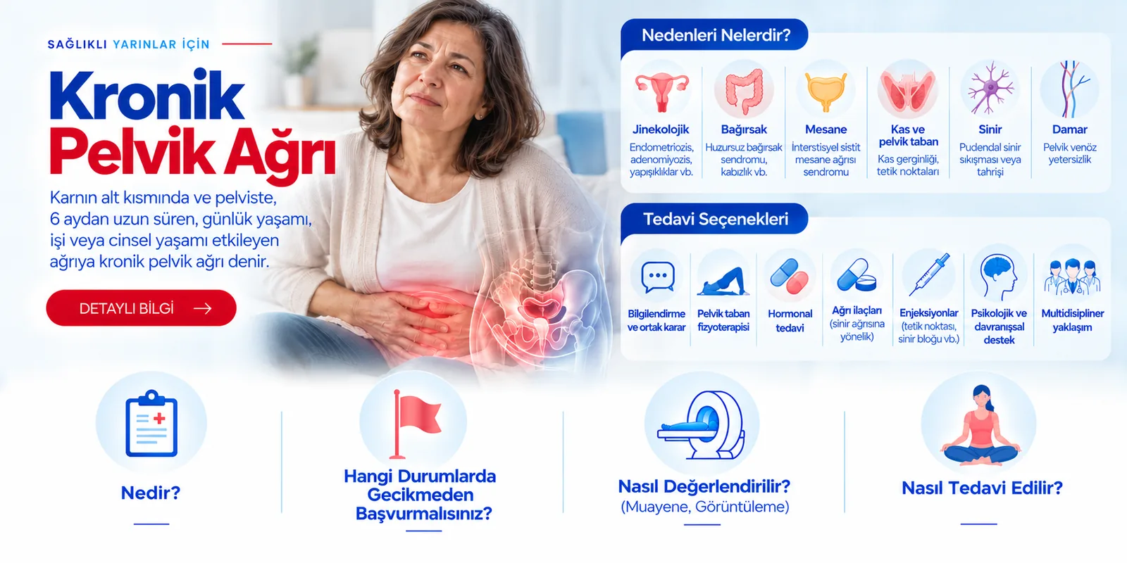 Kronik Pelvik Ağrı – hasta bilgilendirme görseli