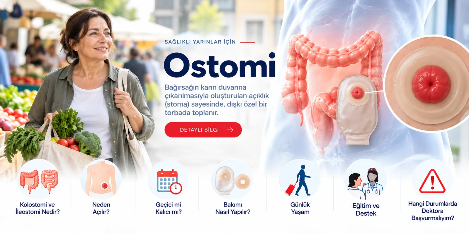 Ostomi (Stoma) – hasta bilgilendirme görseli