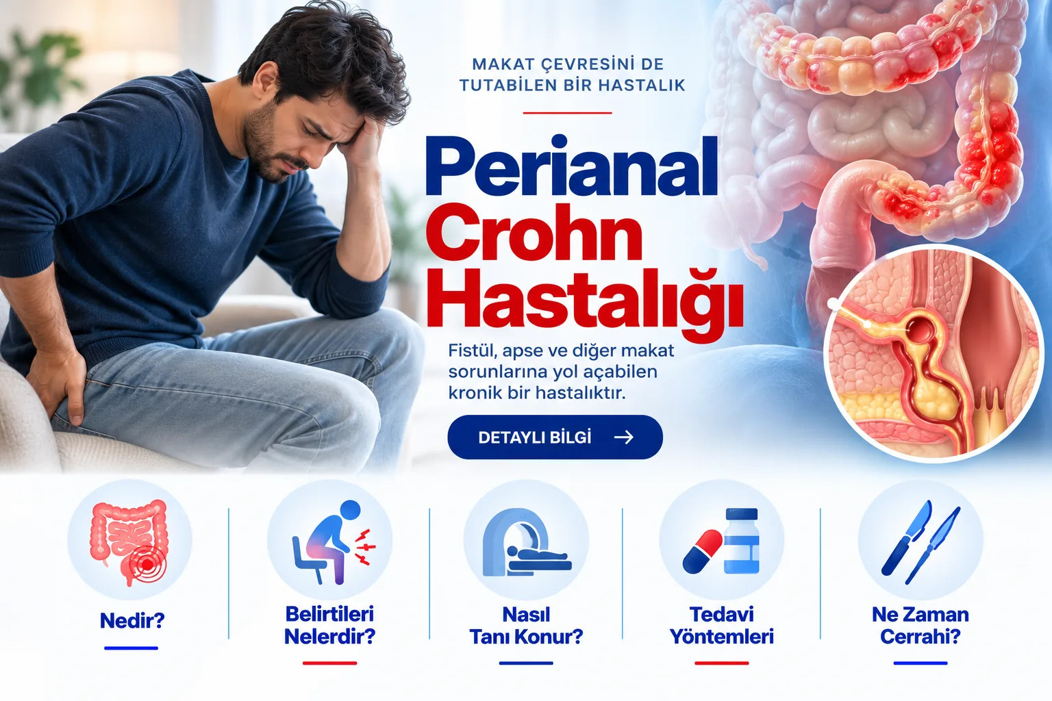 Perianal Crohn Hastalığı – hasta bilgilendirme görseli