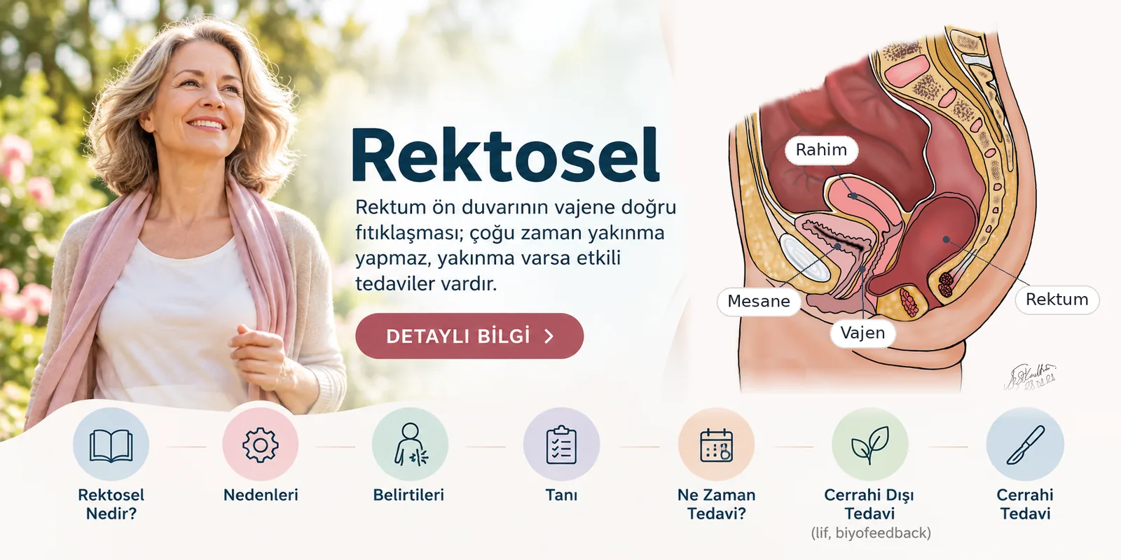Rektosel – hasta bilgilendirme görseli